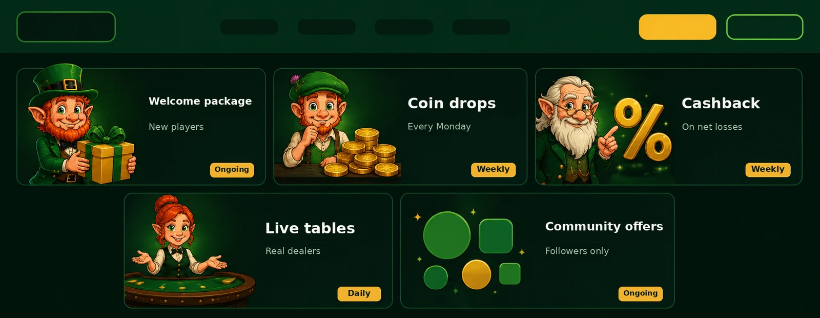 Luckzie Casino promotions